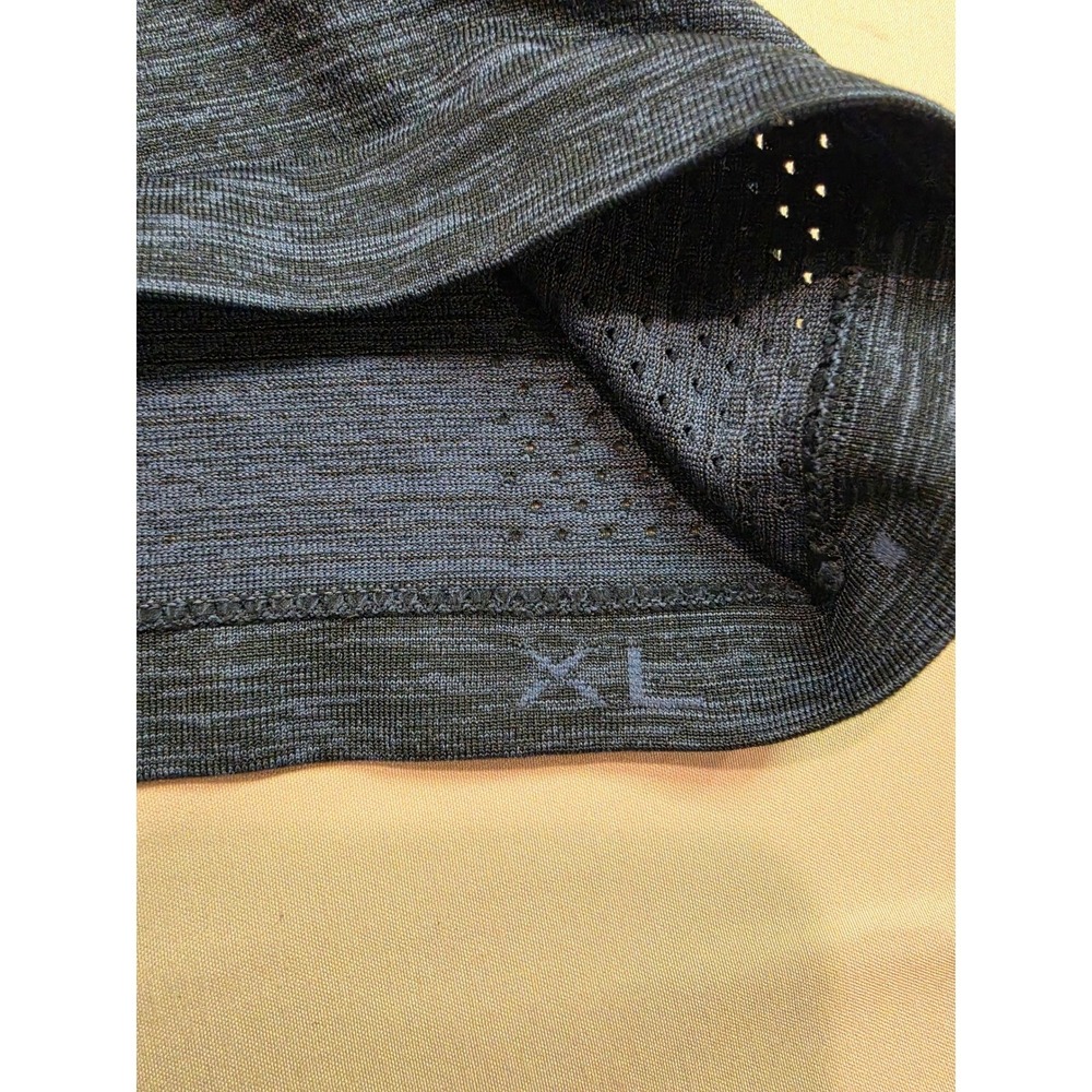 Lululemon Metal Vent Tech 1/2 Zip 2.0 Pullover XL Blue Grey Space Dye Heather - Picture 6 of 9